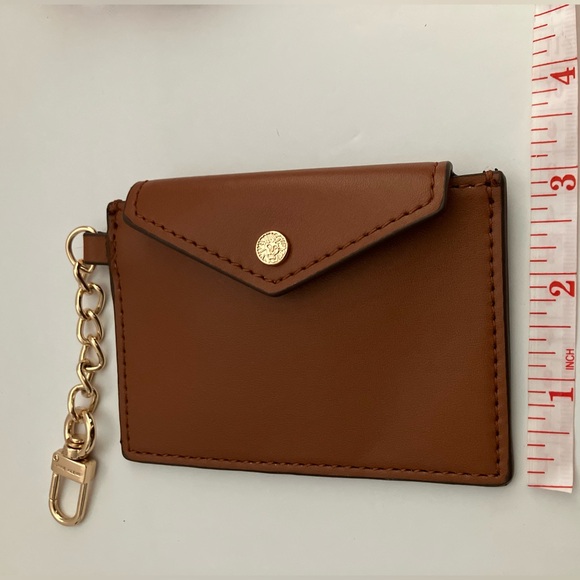 ANNE KLEIN WALLET BROWN AND GOLD CHAIN - Picture 5 of 11